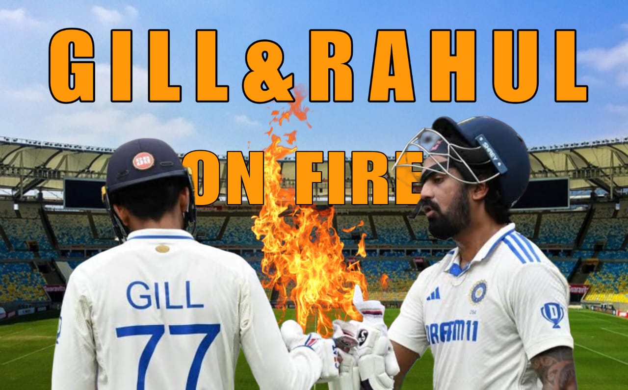 Shubman Gill and KL Rahul walking together during IND vs ENG Test match, both in top batting form